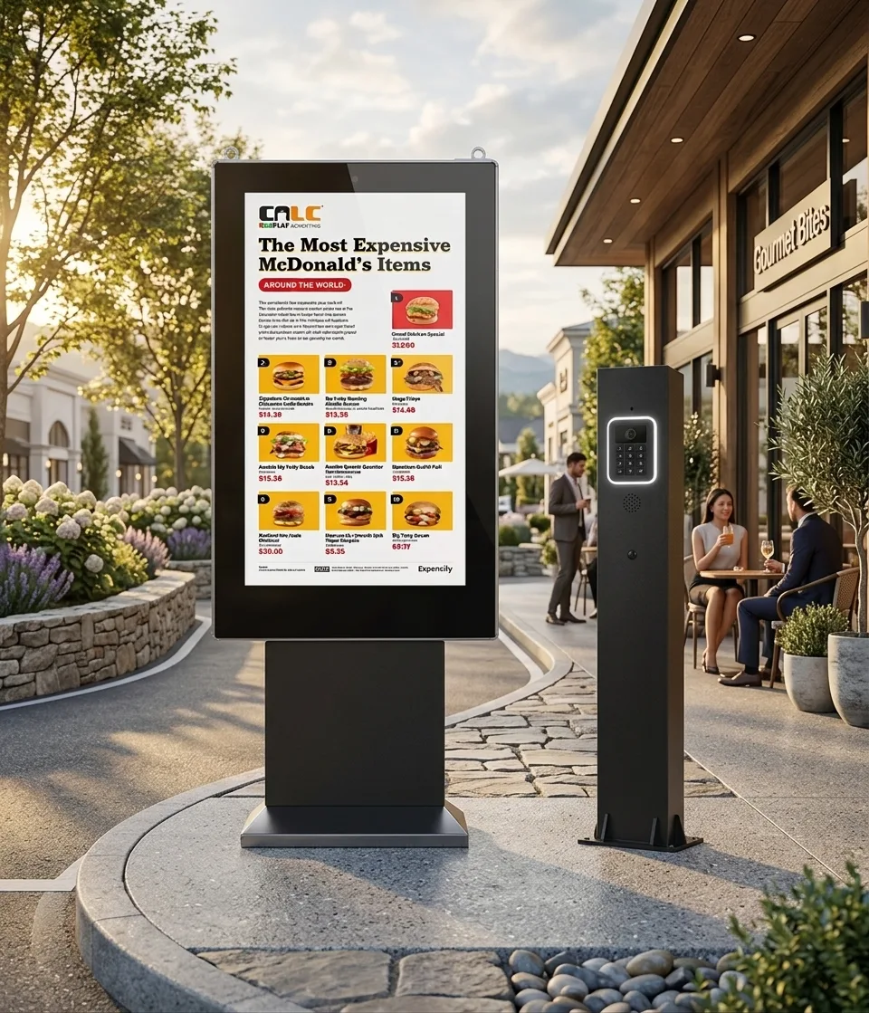 digital menu